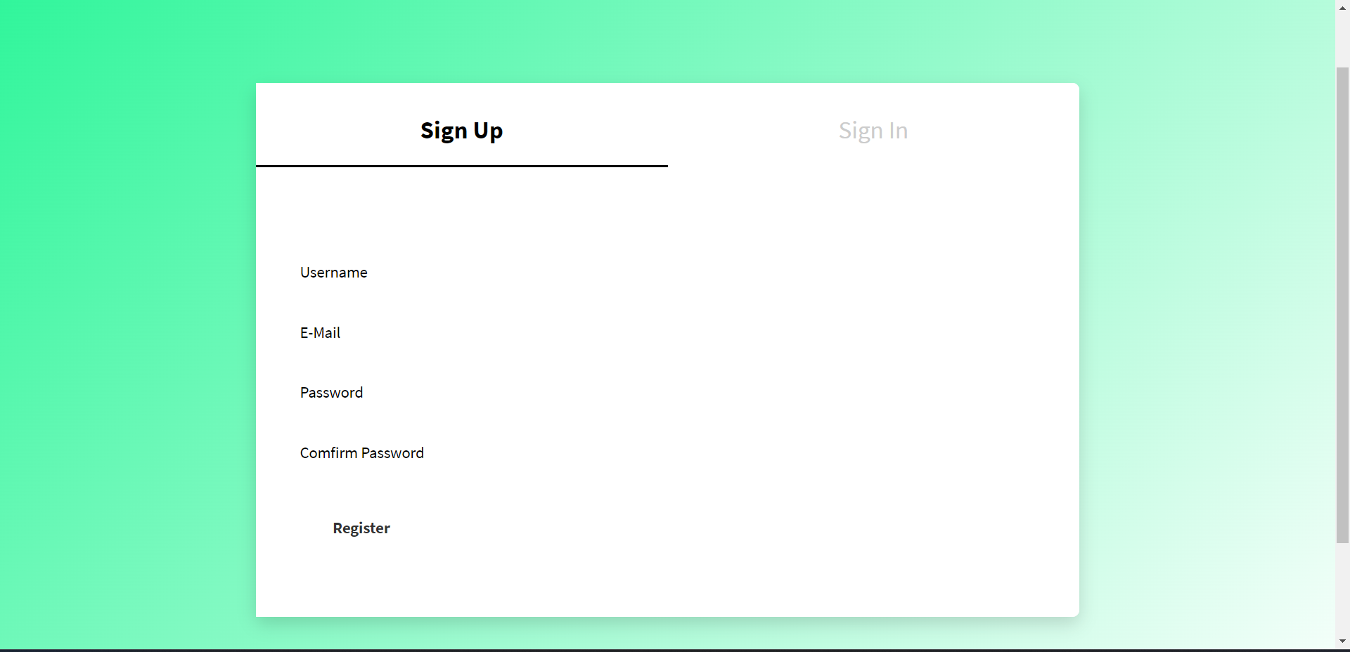 Tumblr Clone Website